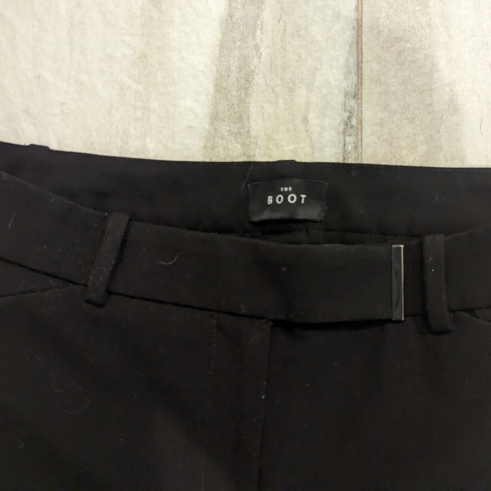 White House Black Market Black Boot Cut Pants - Picture 3 of 3